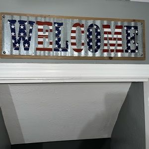 Welcome sign